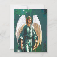 Archangel Raphael Healer Angel Healing Art Note