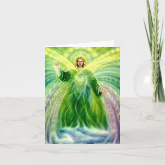 Archangel Raphael Healing Light Card (Front)