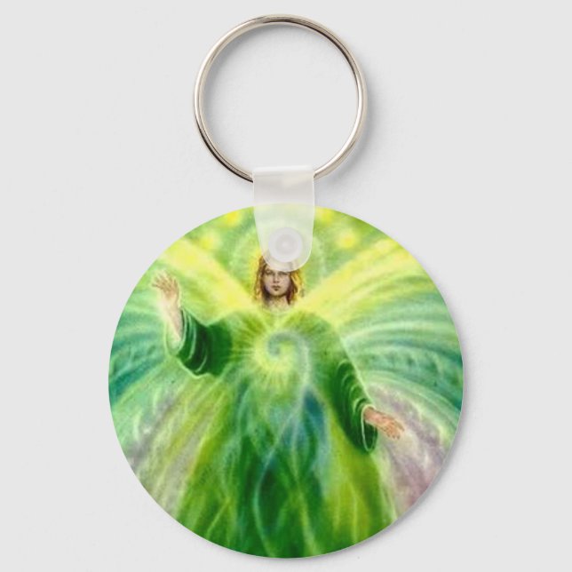 Archangel Raphael Healing Light Key Ring (Front)