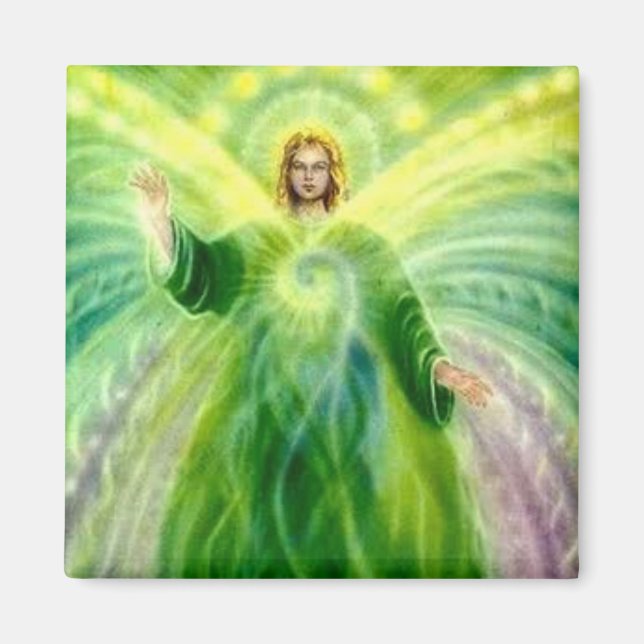 Archangel Raphael Healing Light Magnet (Front)