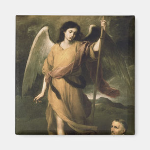 Archangel Raphael with Bishop Domonte Magnet