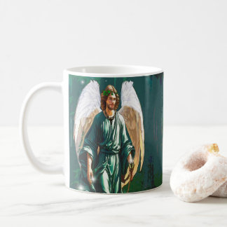 Archangel Saint Raphael Full Image Healing Angel Coffee Mug