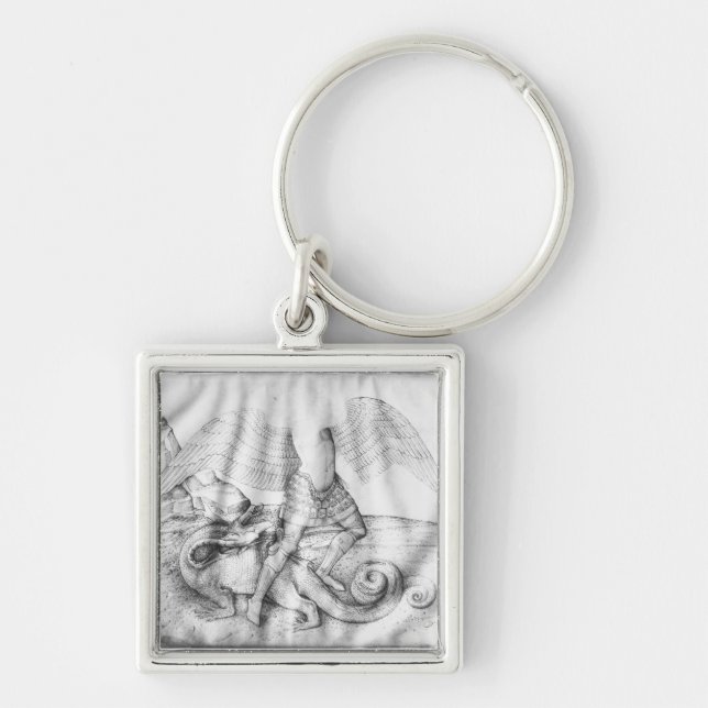 Archangel St. Michael, c.1450 Key Ring (Front)