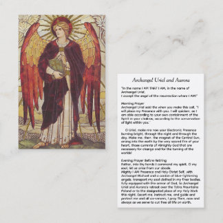 Archangel Uriel and Aurora Business Card