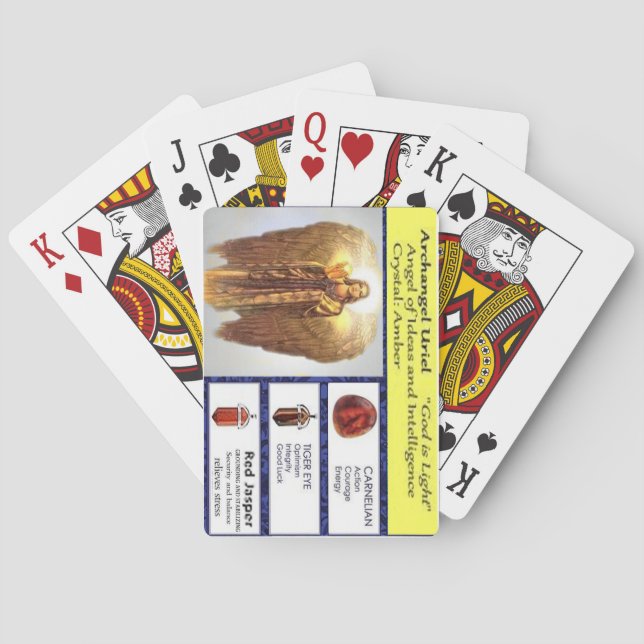 Archangel Uriel Playing Cards (Back)