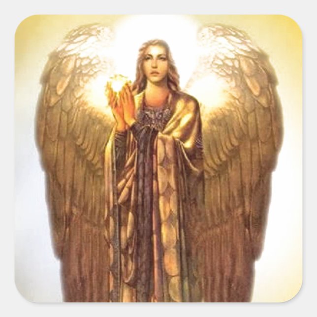 Archangel Uriel Square Sticker (Front)