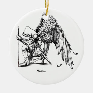 ArchAngel Warrior Ceramic Ornament