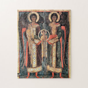 Archangels Michael and Gabriel Orthodox Christian Jigsaw Puzzle