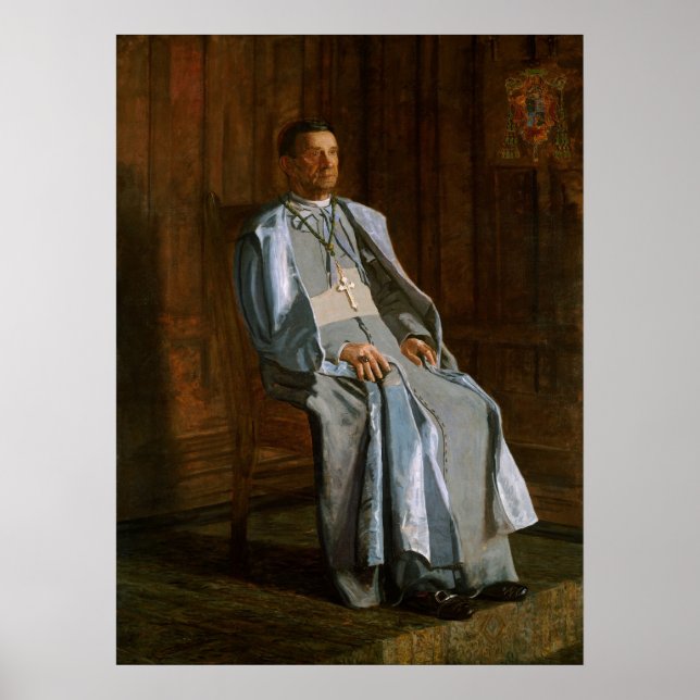 Archbisho Falconio - Thomas Eakins Fine Art Poster (Front)