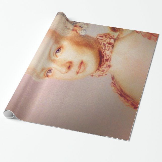 Archduchess French Baroque Wrapping Paper (Unrolled)