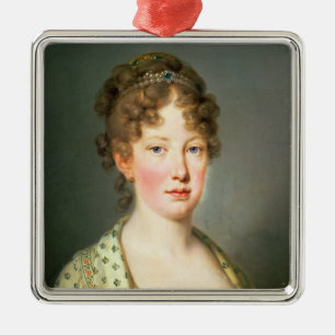Archduchess Leopoldina of Austria Metal Ornament