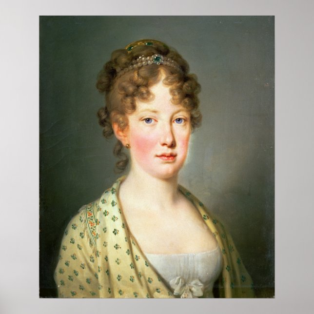 Archduchess Leopoldina of Austria Poster (Front)
