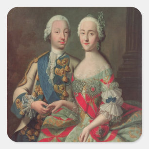 Archduchess Maria Caroline of Austria Square Sticker