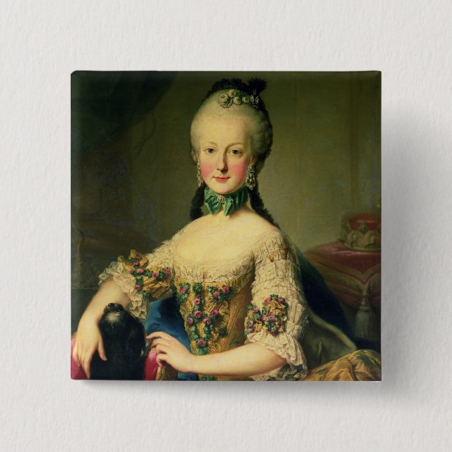 Archduchess Maria Elisabeth 15 Cm Square Badge (Front)