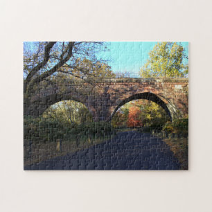 Arched Bridge in Autumn Puzzle