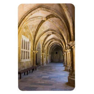 Arched Cathedral Cloister Hallway Magnet