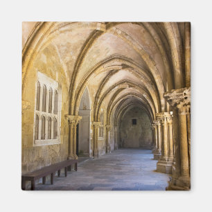 Arched Cathedral Cloister Hallway Magnet