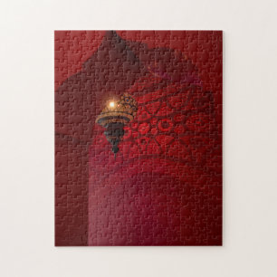 Arched entrance and illuminated lantern jigsaw puzzle