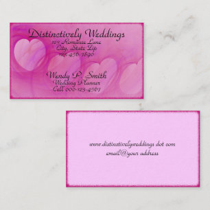 Arched Heart Line Artwork Business Card