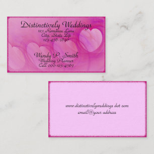Arched Heart Line Business Card