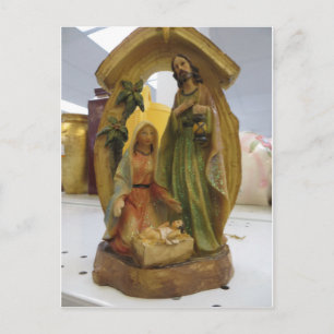 Arched Nativity Postcard