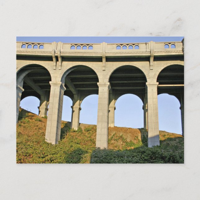 Arched supports Patterson Memorial Bridge Postcard (Front)