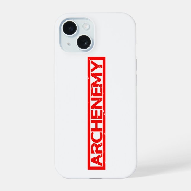 Archenemy Stamp iPhone 15 Case (Back)