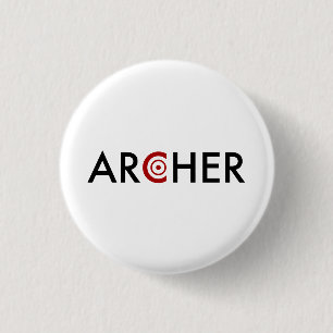 Archer 3 Cm Round Badge