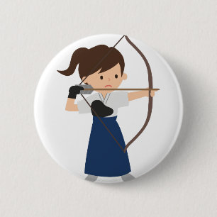 Archer 6 Cm Round Badge