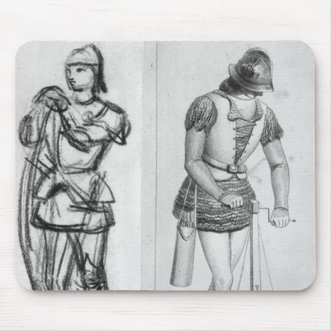 Archer and crossbowman mouse pad (Front)