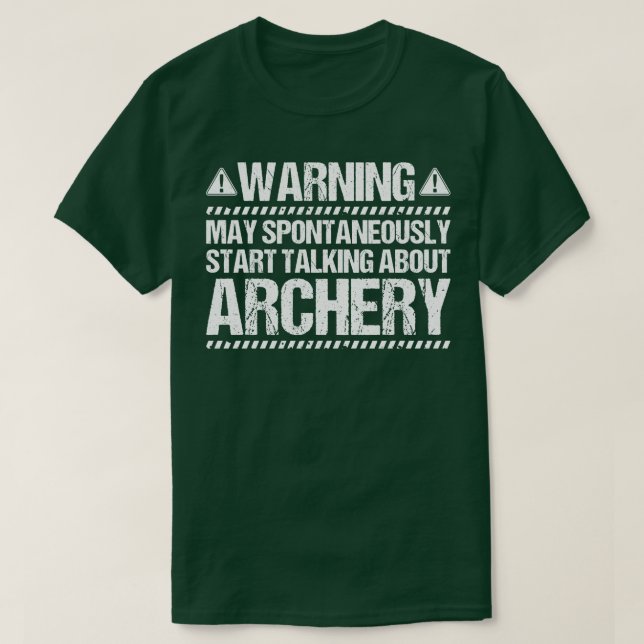 Archer Archery Bow Hunting Bowman Arrow Bow Hunter T-Shirt (Design Front)
