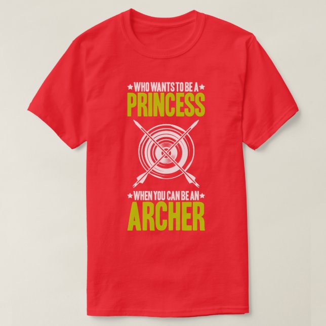 Archer Archery Bow Hunting Bowman Arrow Bow Hunter T-Shirt (Design Front)