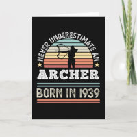 Archer born 1939 90th Birthday Archery Gift