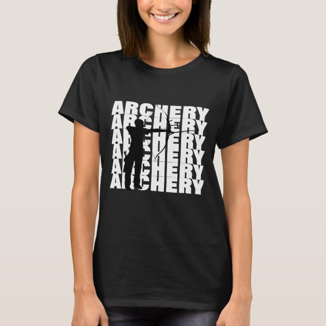 Archer Bow Arrow Archery S T-Shirt (Front)