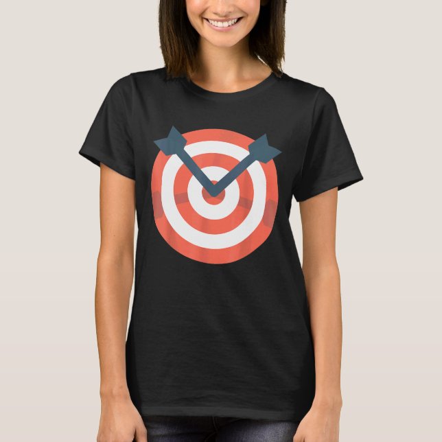 Archer Bow Shooting  Funny Archery Target  Idea T-Shirt (Front)