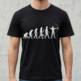Archer Evolution Archery with Bow and Arrow T-Shirt