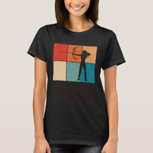 Archer Girl Shooting With Arrow And Bow Archery T-Shirt