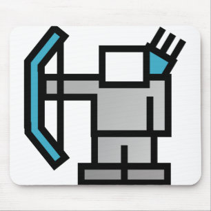 Archer in Blue Mouse Pad