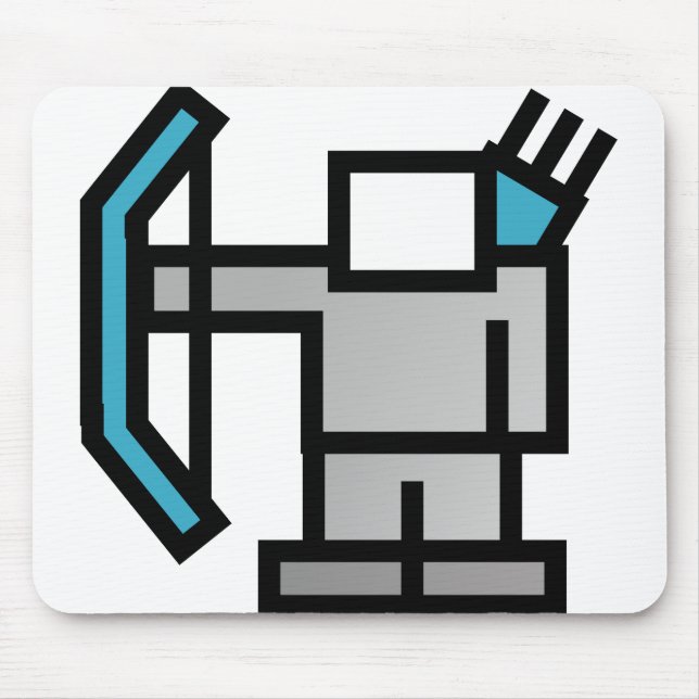 Archer in Blue Mouse Pad (Front)