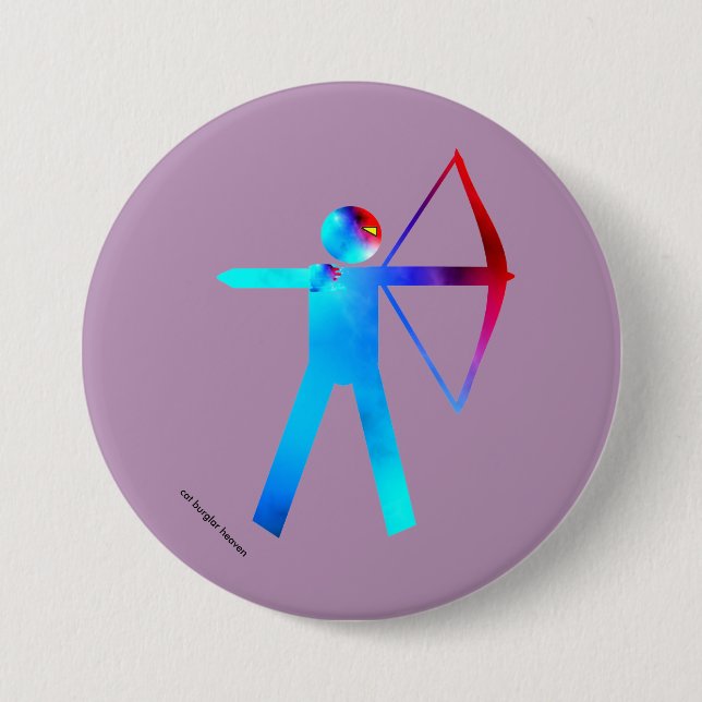 Archer in Colour - Button (Front)