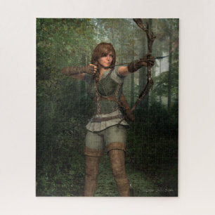Archer in the Forest Jigsaw Puzzle