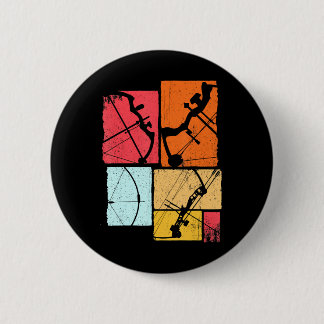 archer recurve bow archery archery sport 6 cm round badge