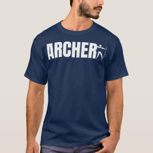 Archer Typography Archery Shooting Long Bow T-Shirt