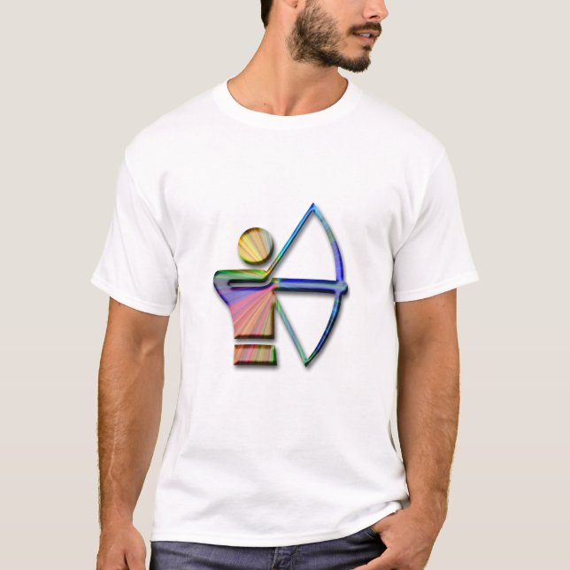 Archer with Bow & Arrow T-Shirt (Front)