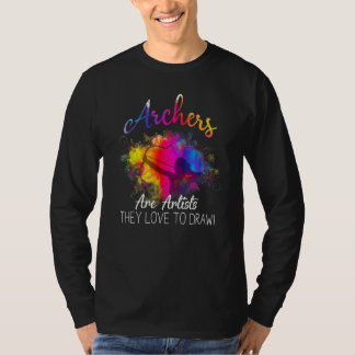 Archers Are Artists They Love To Draw T-Shirt