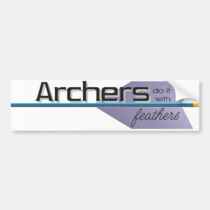 Archers do it... bumper sticker