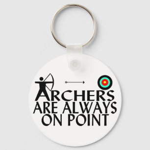 Archers On Point Key Ring