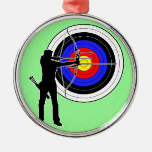 archery2 metal ornament