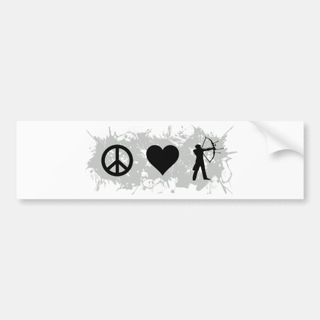 Archery 1 bumper sticker (Front)