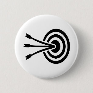 Archery 6 Cm Round Badge